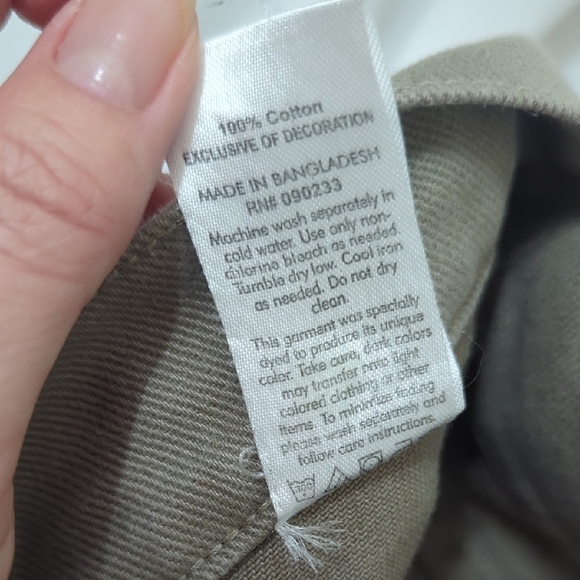 Pacsun Cargo Pants, Color Olive Green Size 24 - Picture 3 of 14